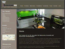 Tablet Screenshot of gramar.ch